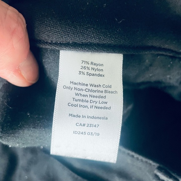 Talbot’s Black Pants size 8 - Picture 4 of 5